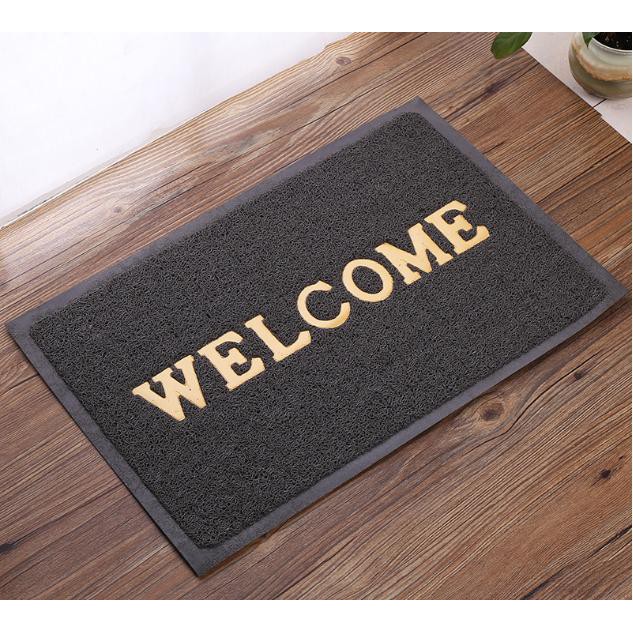 Thảm chống trơn PVC welcome 60x90cm