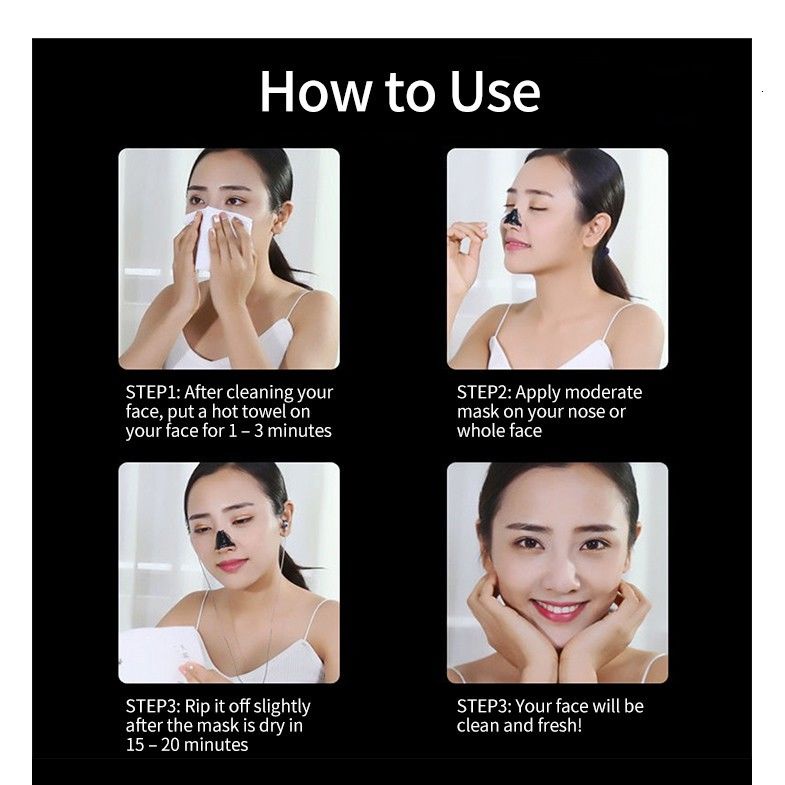 Mặt Nạ Lột Mụn Đầu Đen Làm Sạch Sâu Lanbena 50G