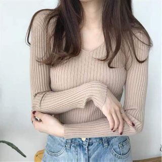 ÁO LEN CỔ TIM ÔM BODY HÀN QUỐC