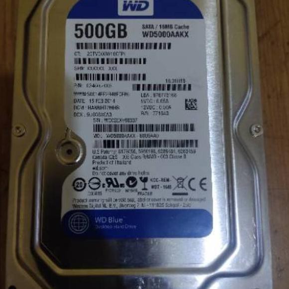 Ổ Cứng Hdd Wd 500gb Sata 1 Năm Chất Lượng Cao | BigBuy360 - bigbuy360.vn