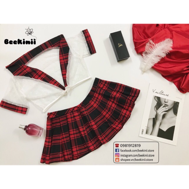Đồ ngủ sexy cosplay học sinh - Bộ ngủ nữ sinh - cosplay nữ sinh sexy | BigBuy360 - bigbuy360.vn
