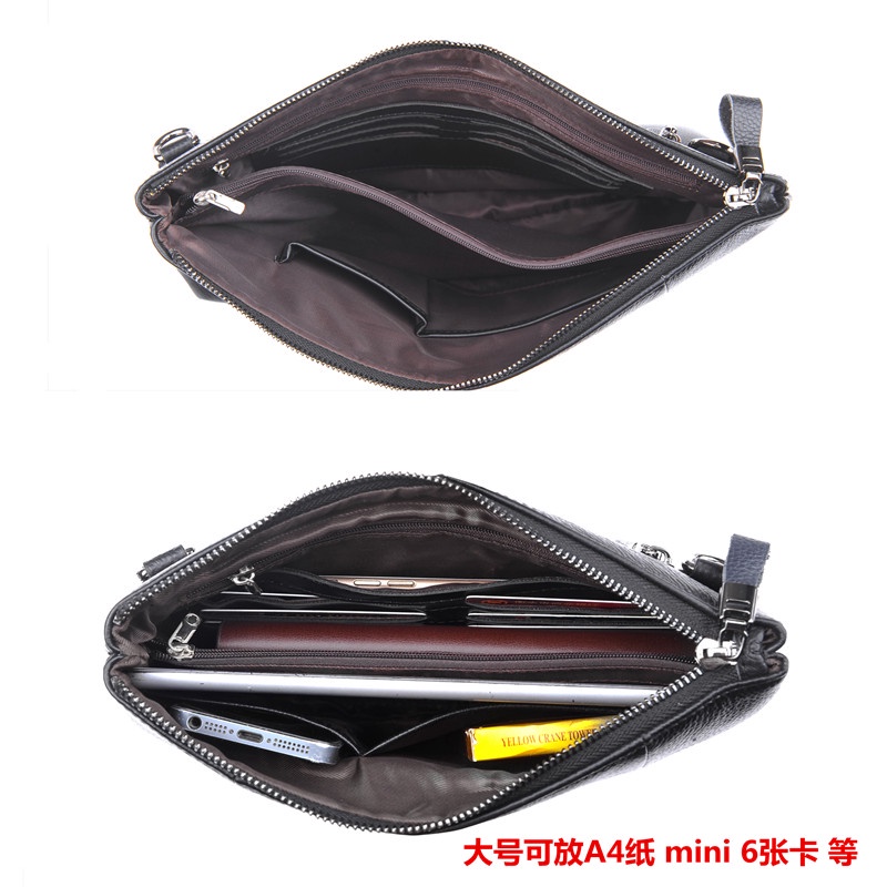 Túi da cầm tay khổ A4 phong cách doanh nhân cho nam | BigBuy360 - bigbuy360.vn