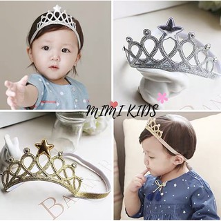 Băng đô - vương miện đính đá cho bé