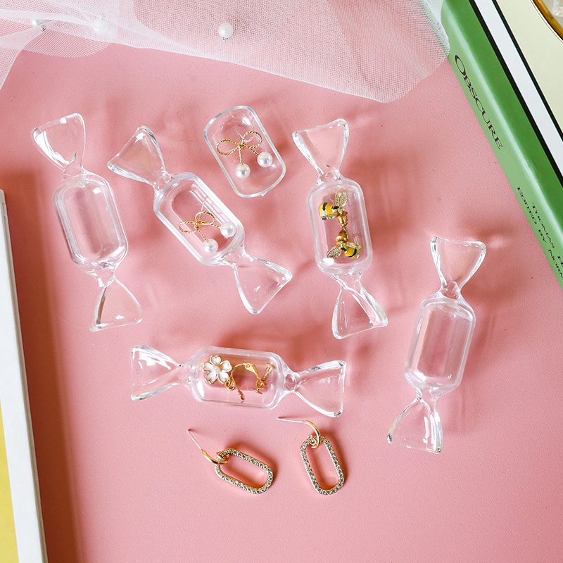 Hộp Đựng Trang Sức Hình Kẹo Mini Xinh Xắn