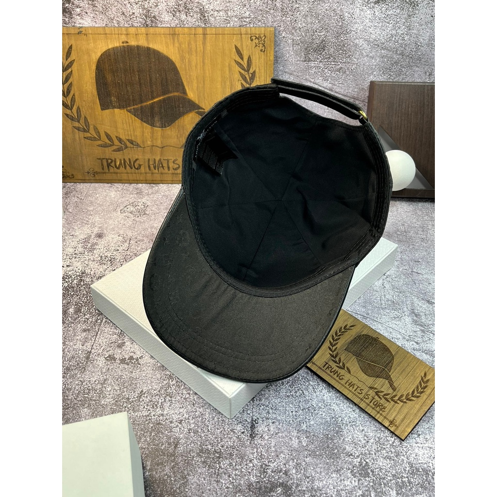 Nón kết, mũ lưỡi trai nam nữ LV Viền Da vải Kaki mịn thời trang cá tính chuẩn phong cách (Ảnh thật)