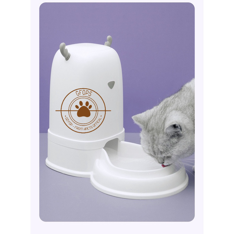 Bát ăn/ Bát uống nước cho chó mèo mẫu mới nhất dung tích lớn 3.8L - 4pets official