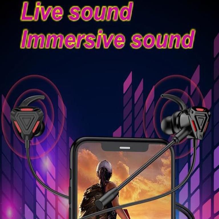 Tai Nghe Nhét Tai Gaming Chống Ồn Chíp Xử Lý Âm Thanh Cao Cấp Có Mic Rời Mikatek