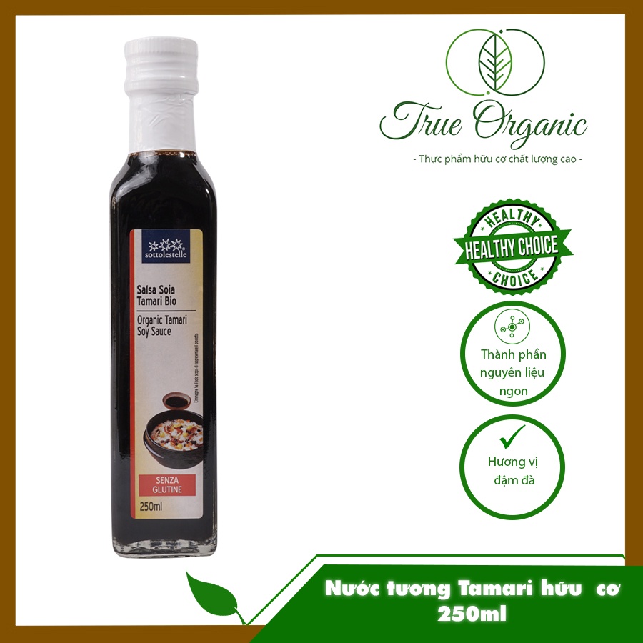 Nước tương Tamari nước chấm hữu cơ 250ml Organic