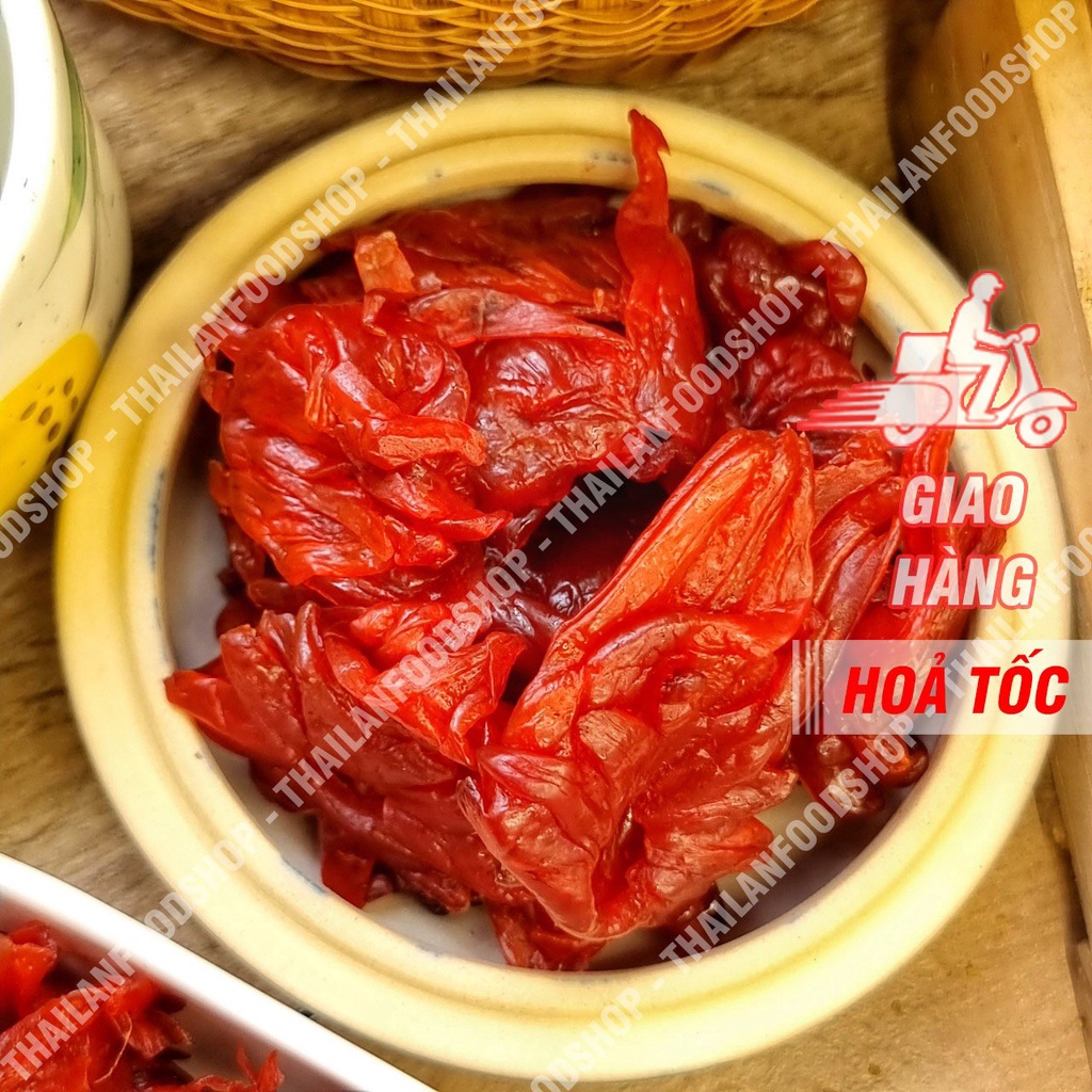 Mứt Hoa Hồng Đà Lạt (Mứt Hibiscus) Lon 300gr