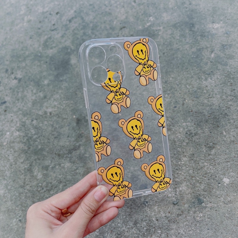 Ốp lưng ip silicon trong suốt dày 2mm hoạ tiết drew hot độc lạ