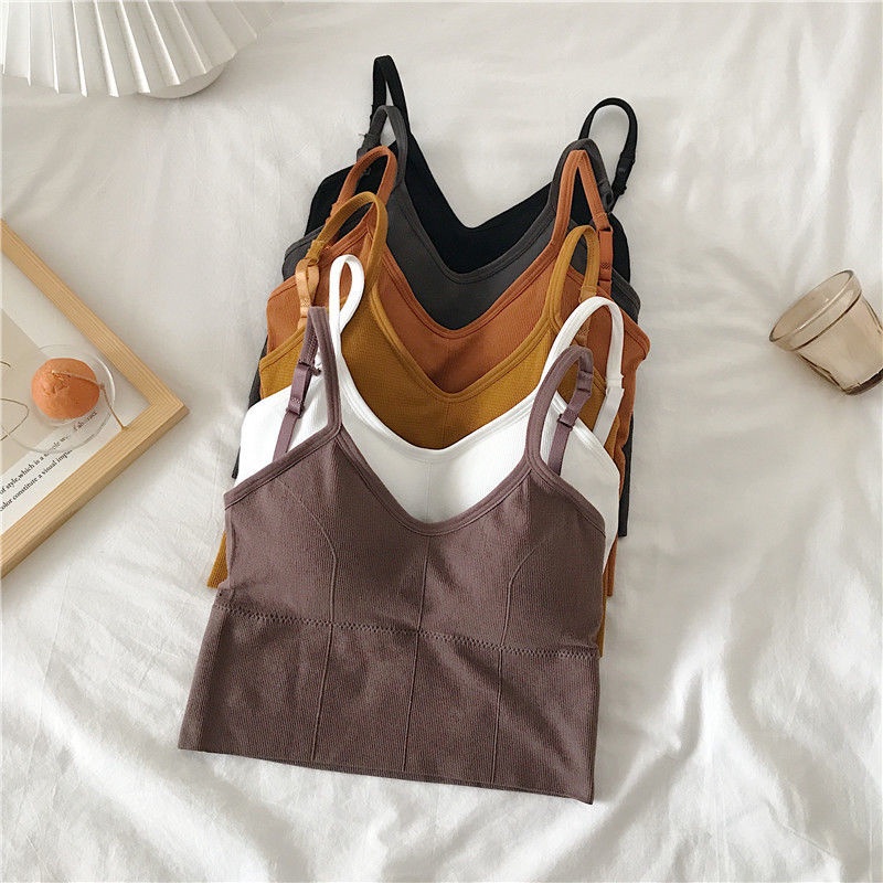 Áo Lót Hai Dây Lưng Ngắn Cỡ Nhỏ Thời Trang Cho Nữ