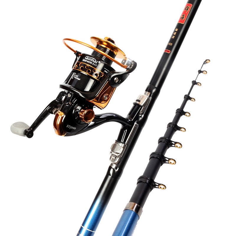 Cần câu Rocky Rod đặt tay và biển cá hai mục đích trên 4,5m 5,4m 6,3m Sea Long Shot