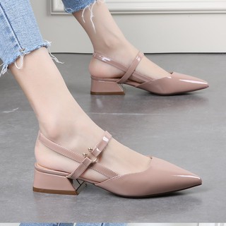 Giày gót kiểu cao 4cm	- CG203