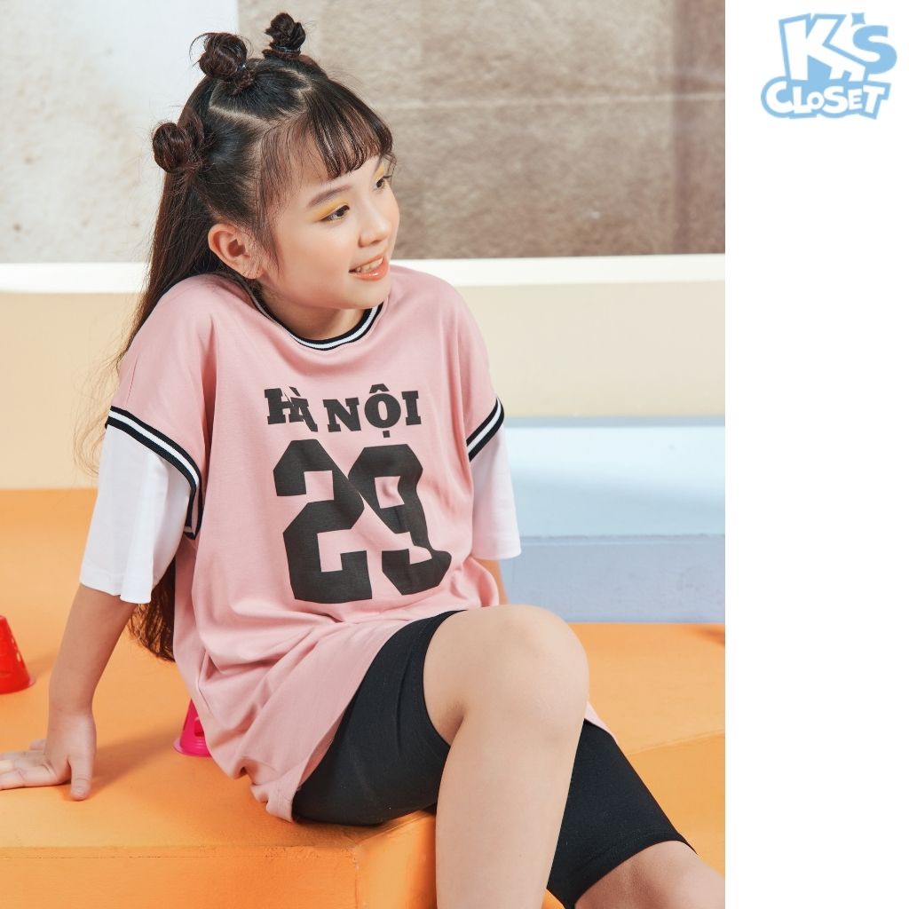 Áo phông trẻ em K'S CLOSET kiểu dáng thể thao năng động KT26TWS TMĐT