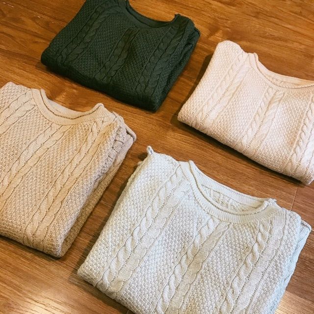 [Có sẵn] Áo len thừng xoắn ulzzang phong cách Hàn | BigBuy360 - bigbuy360.vn