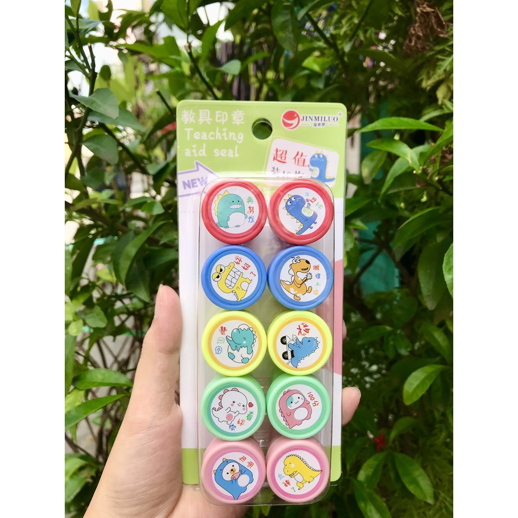 SET 10 DẤU MỘC IN HÌNH DỄ THƯƠNG
