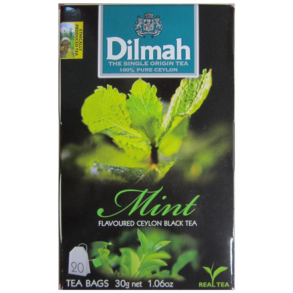 [CHÍNH HÃNG] Trà Dilmah Hương Bạc Hà Hộp 30g (1,5 g x 20 gói túi lọc)