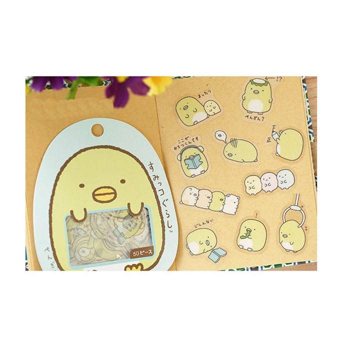 NIKKI Bộ 50 Miếng Dán Trang Trí Đáng Yêu