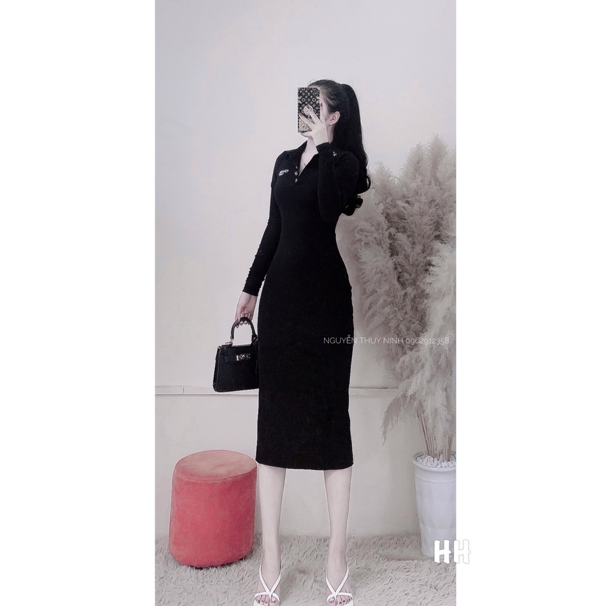 ĐẦM BODY ❄ VÁY BODY TÔN DÁNG DÀI TAY THỜI TRANG XIXO - DAM0015 | BigBuy360 - bigbuy360.vn