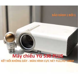 Máy Chiếu Mini YG530 Kết Nối Không Dây Qua Wifi Có Cổng Cắm HDMI+VGA Nhập Khẩu Chính Hãng 5.0