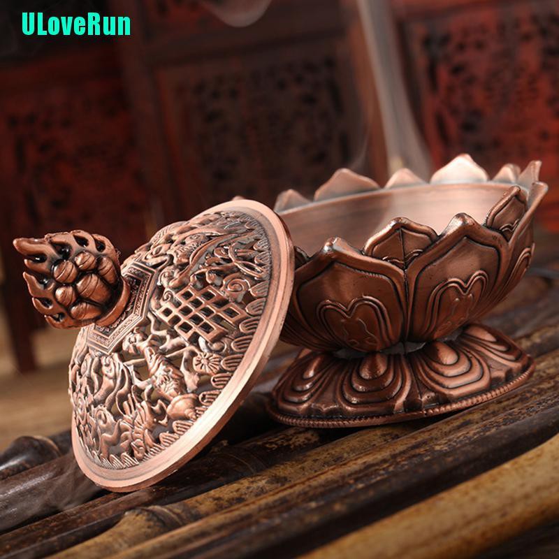 Đế Đốt Trầm Hương Bằng Đồng Hình Hoa Sen Độc Đáo