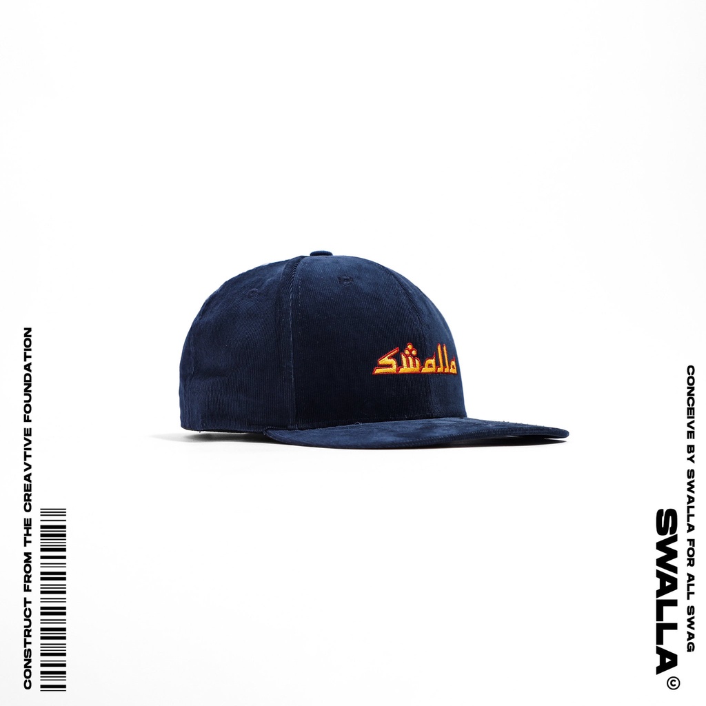 Nón Snapback Unisex Nam Nữ Thêu Logo SWALLA Chất Nhung Tăm Cao Cấp Local Brand Chính Hãng