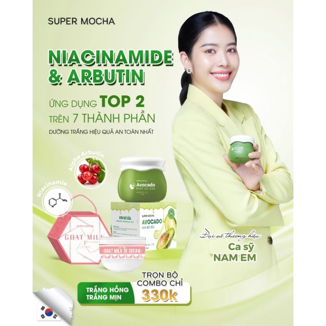 COMBO BODY BƠ SỮA + BODY DÊ SUPER MOCHA {Chính Hãng}
