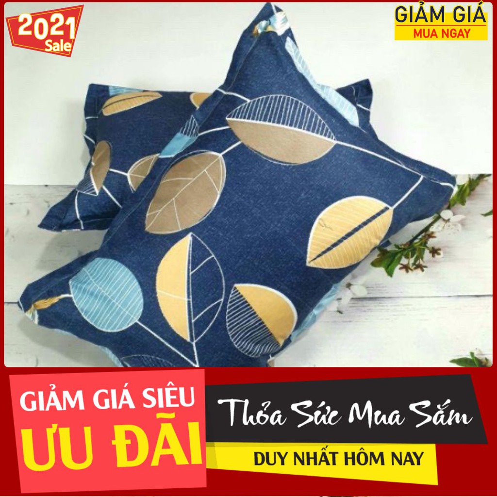 Vỏ gối nằm họa tiết cotton poly mềm mịn,em sale lỗ