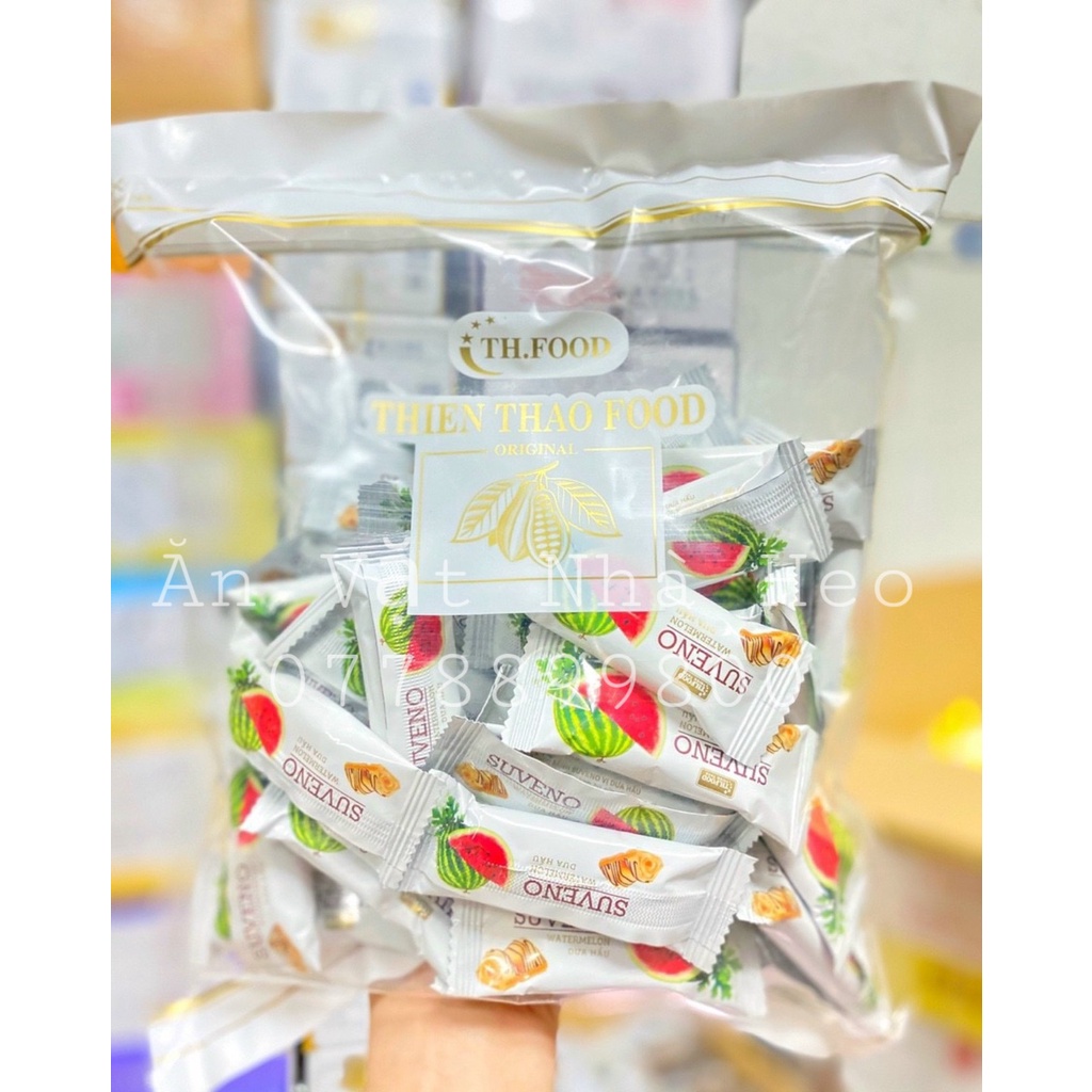 Bánh sữa chua giòn vị Dưa Hấu gói 500gr