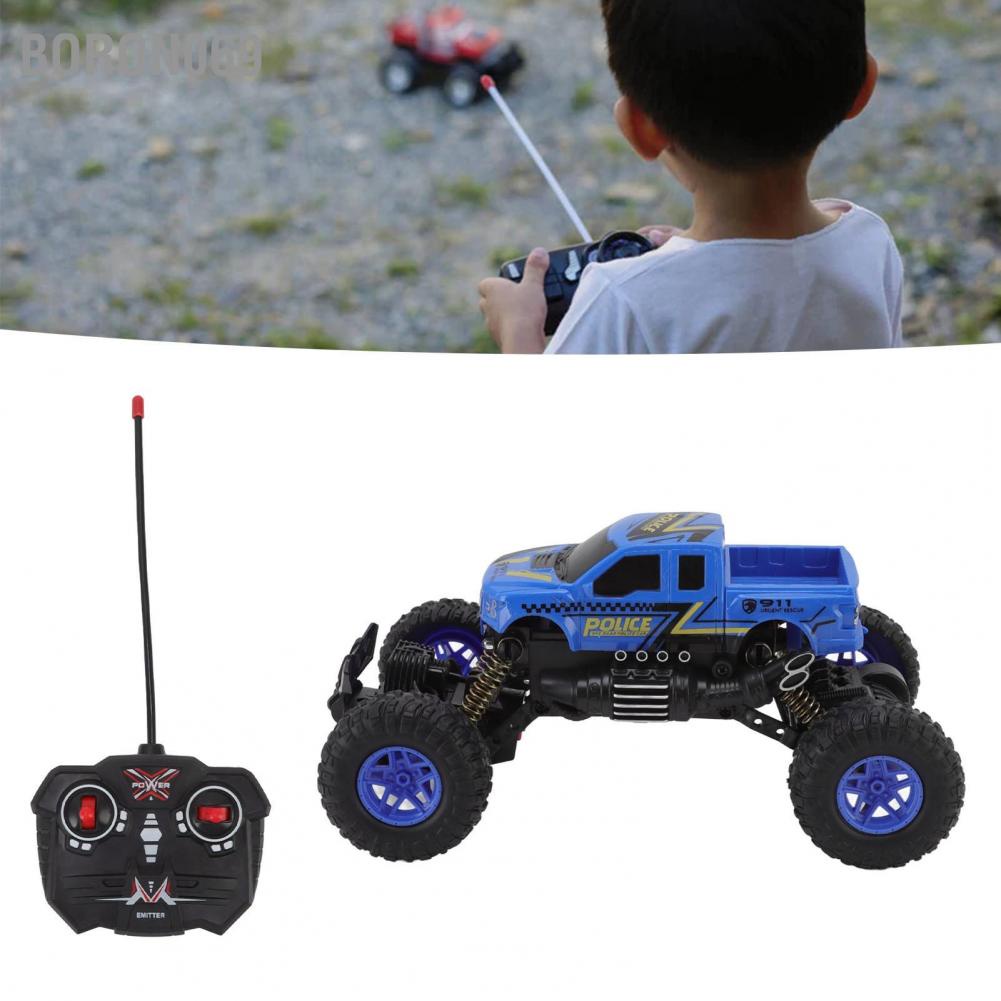 Xe điều khiển từ xa Chống va đập 1:18 Scale RC Crawler Electric Toy for Boys and Girls Blue Boron069
