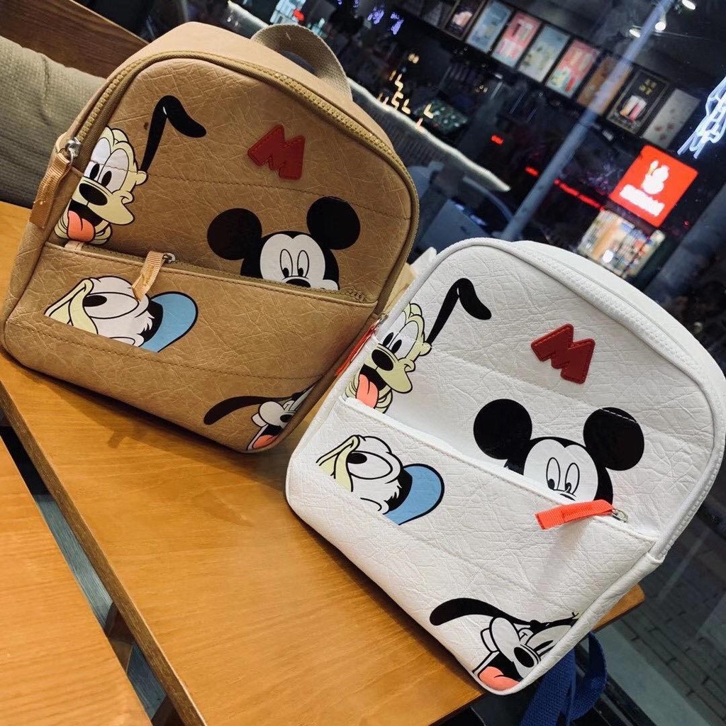 Balo Zara Mickey da PU mềm xịn xò cho bé đi học đi chơi