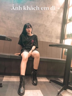 Bốt da cao cổ phong cách