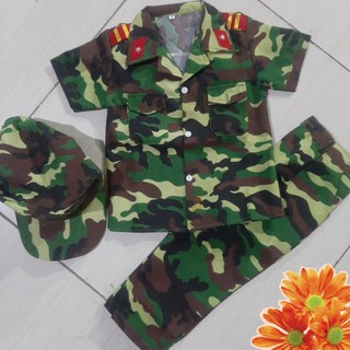 Combo 2 Bộ Quần Áo Ran Ri Trẻ Em Tặng Kèm Nón