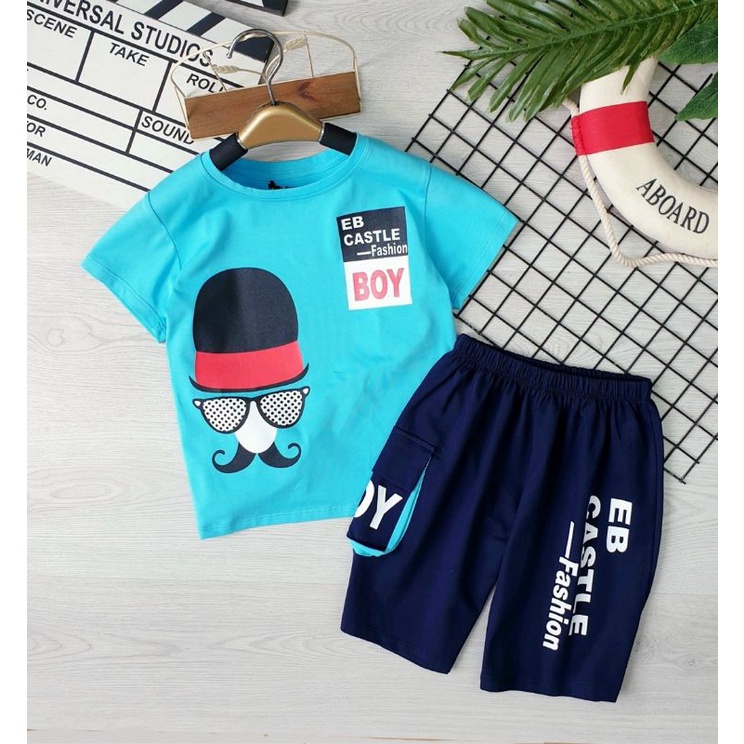 Bộ bé trai tay ngắn size đại từ 25-38kg