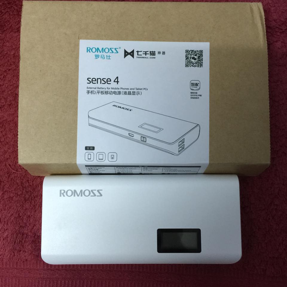 Pin Dự Phòng Romoss Plus 10400mAh LCD Loại tốt