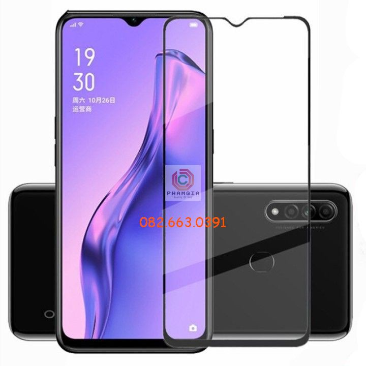 Kính cường lực Oppo A8 full màn hình 9H bền chuẩn