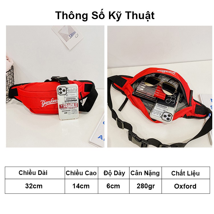 Túi đeo chéo mini nam nữ nhỏ gọn tiện lợi thời trang bao tử đeo bụng phong cách hàn quốc trẻ trung Z-1602