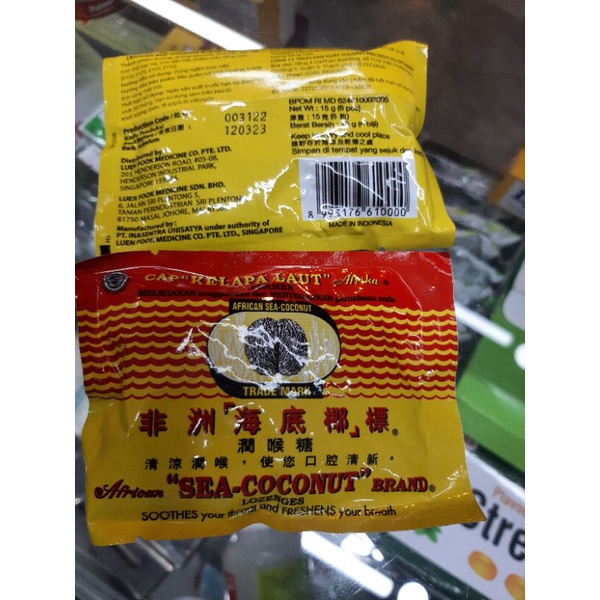 Kẹo ngậm thông họng Sea Coconut