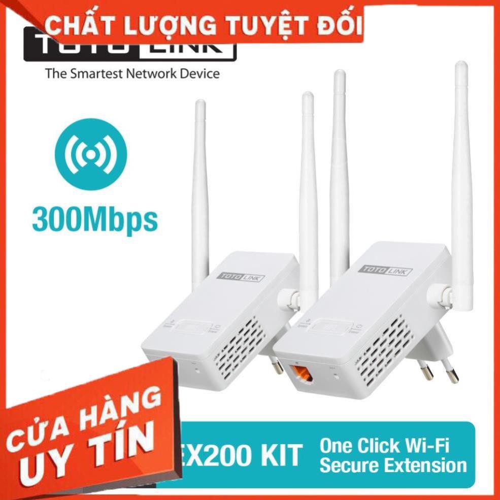 [Giá hủy diệt] Bộ kích sóng wifi Totolink EX200 - Chính hãng bảo hành 36 tháng [Hàng có sẵn]