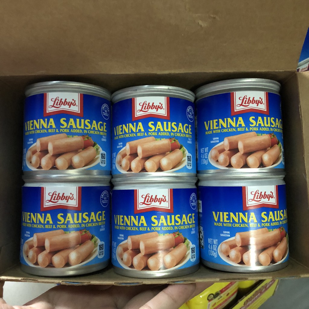 { SALE221 } ❤️ [Date 2023] 1 hộp Xúc xích Libby's Vienna Sausage 130g Mỹ ( Hàng NEW )