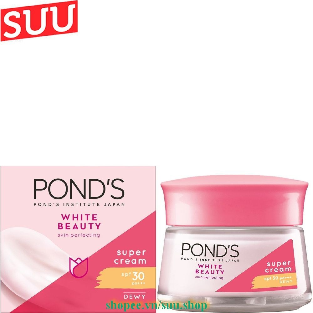 Kem Dưỡng Da Trắng Hồng Rạng Rỡ Ponds White Beauty 30g, suu.shop cam kết 100% chính hãng