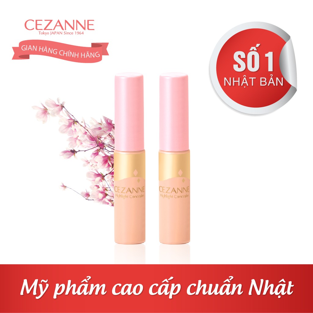 Bút che khuyết điểm Cezanne Highlight Concealer - Clear Beige (8g) | BigBuy360 - bigbuy360.vn