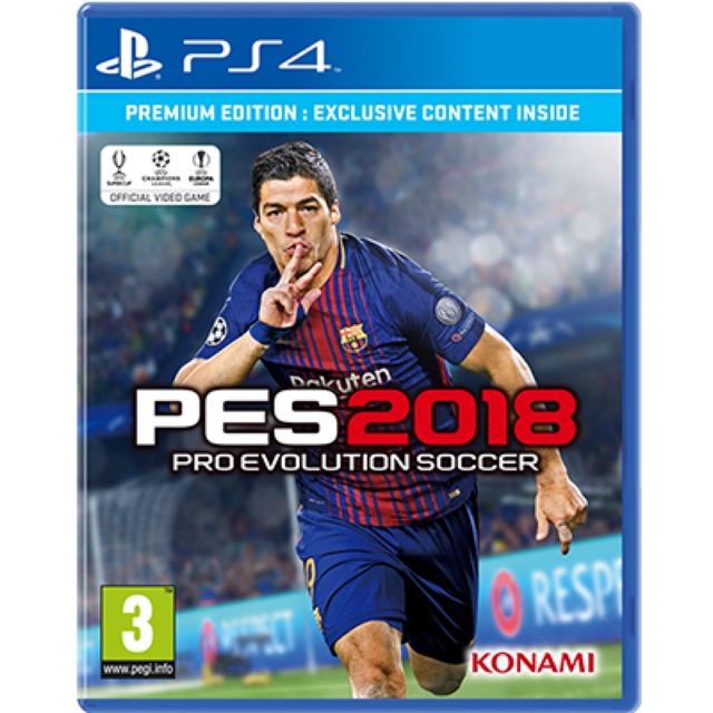 Game PS4 : FIFA/PES  2018 likenew