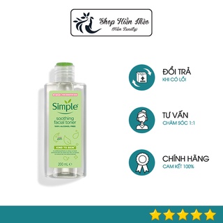 Nước hoa hồng Simple Smoothing Facial Toner 200ml
