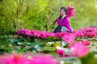Set áo bà ba kèm váy đụp