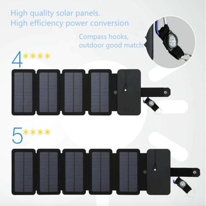 Du lịch luôn đầy năng lượng - Solar 5Cell USB Backpack 8W - Home and Garden
