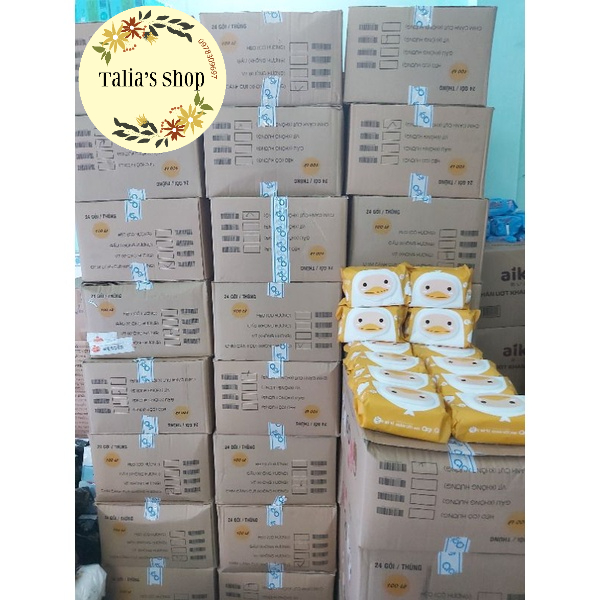 Khăn ướt Agi Hàn Quốc 100 tờ không mùi - KHÔNG TẶNG
