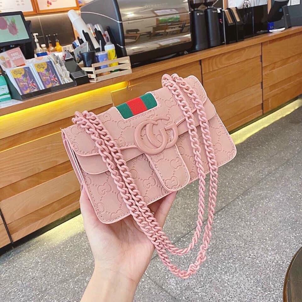 ❤️𝙁𝙍𝙀𝙀𝙎𝙃𝙄𝙋❤️ Túi Xách Nữ PCG Sọc Giá Rẻ, Sang Trọng - Túi Đeo Chéo Nữ Nhiều Ngăn Da Mềm - Ảnh shop tự chụp | BigBuy360 - bigbuy360.vn