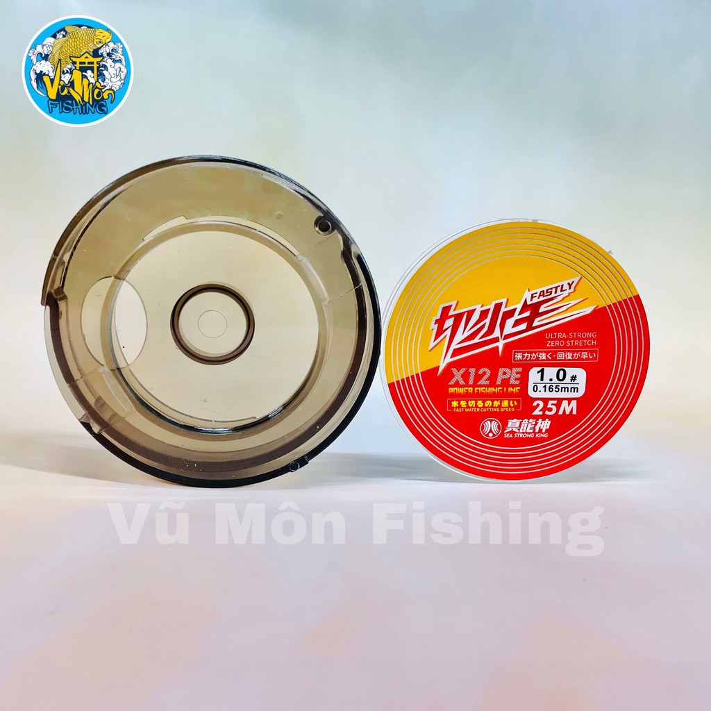 Dây Dù Câu Cá Dã Ngoại Pe X12 SST Cuộn 25m - Vũ Môn Fishing