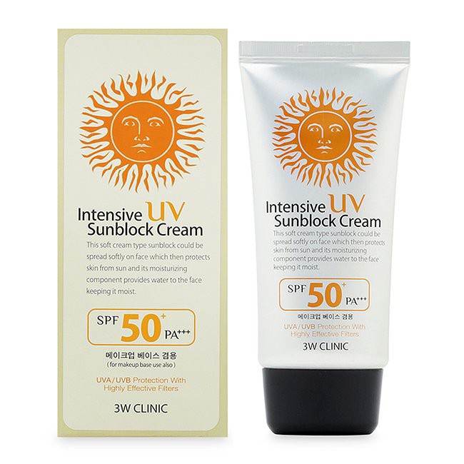 Kem chống nắng 3W Clinic UV Sunblock Cream SPF 50+ PA+++ 70 ml - Khongcoson